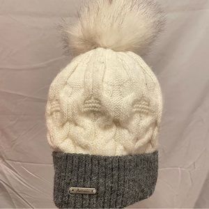 🌻HP🌻 Antonio Women's Winter Knitted Fleece Lined Faux Fur Large Pom Beanie Hat
